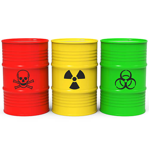 red, yellow and green barrel drums